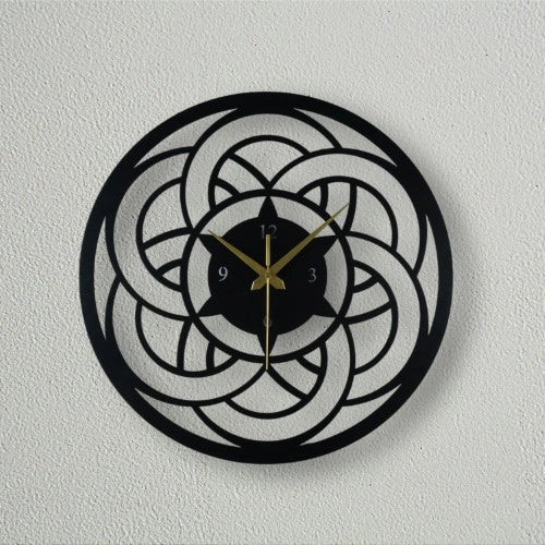7 Circles Metal Wall Clock