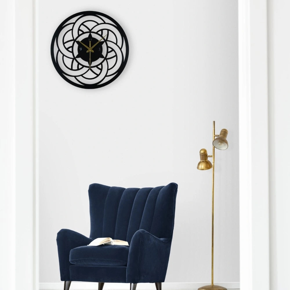 7 Circles Metal Wall Clock