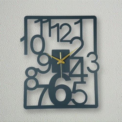 Fit in the Box Metal Wall Clock