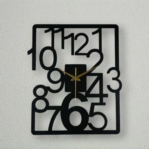Fit in the Box Metal Wall Clock