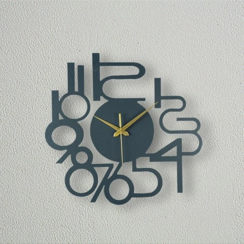 Dangling Metal Wall Clock