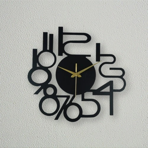 Dangling Metal Wall Clock