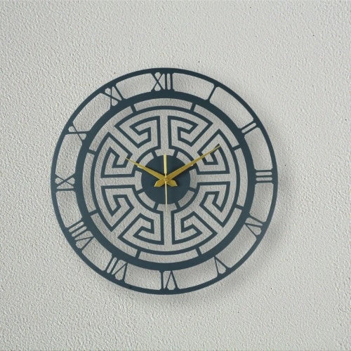 Labyrinth Metal Wall Clock
