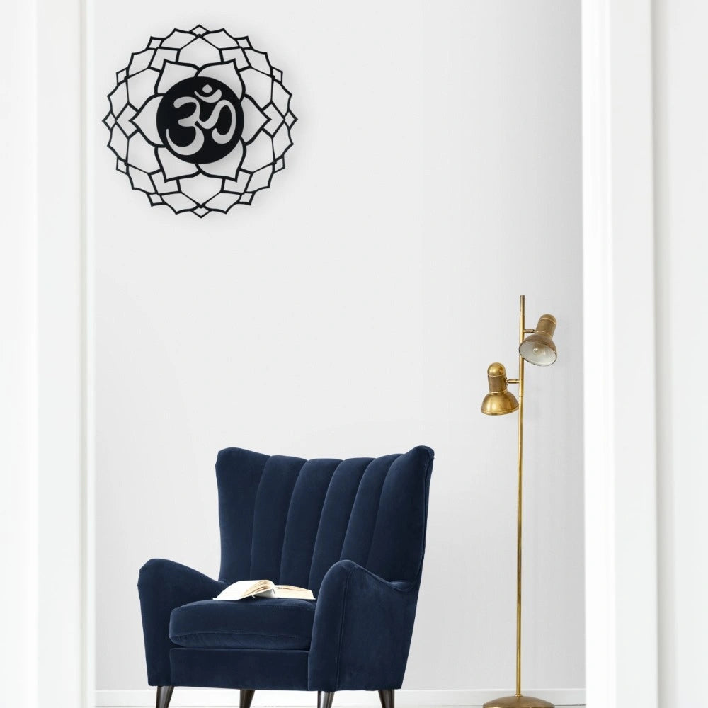 Spiritual Flower Metal Wall Art