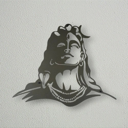 Adiyogi Metal Wall Art